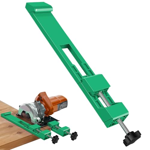 Guía de base ajustable para máquina de corte, herramienta ajustable integrada, guía de corte de madera de precisión, para puerta de armario, cajón, soporte, cama, marco de trabajo de caballete