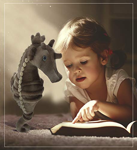Dollibu Wild Stuffed Animals Soft Plush Collection, Best Storytime Buddy Animal Gifts For Children, Adorable Nursery Zoo Sea Horse Toy For Girls & Boys - 12 Inch #TOP5