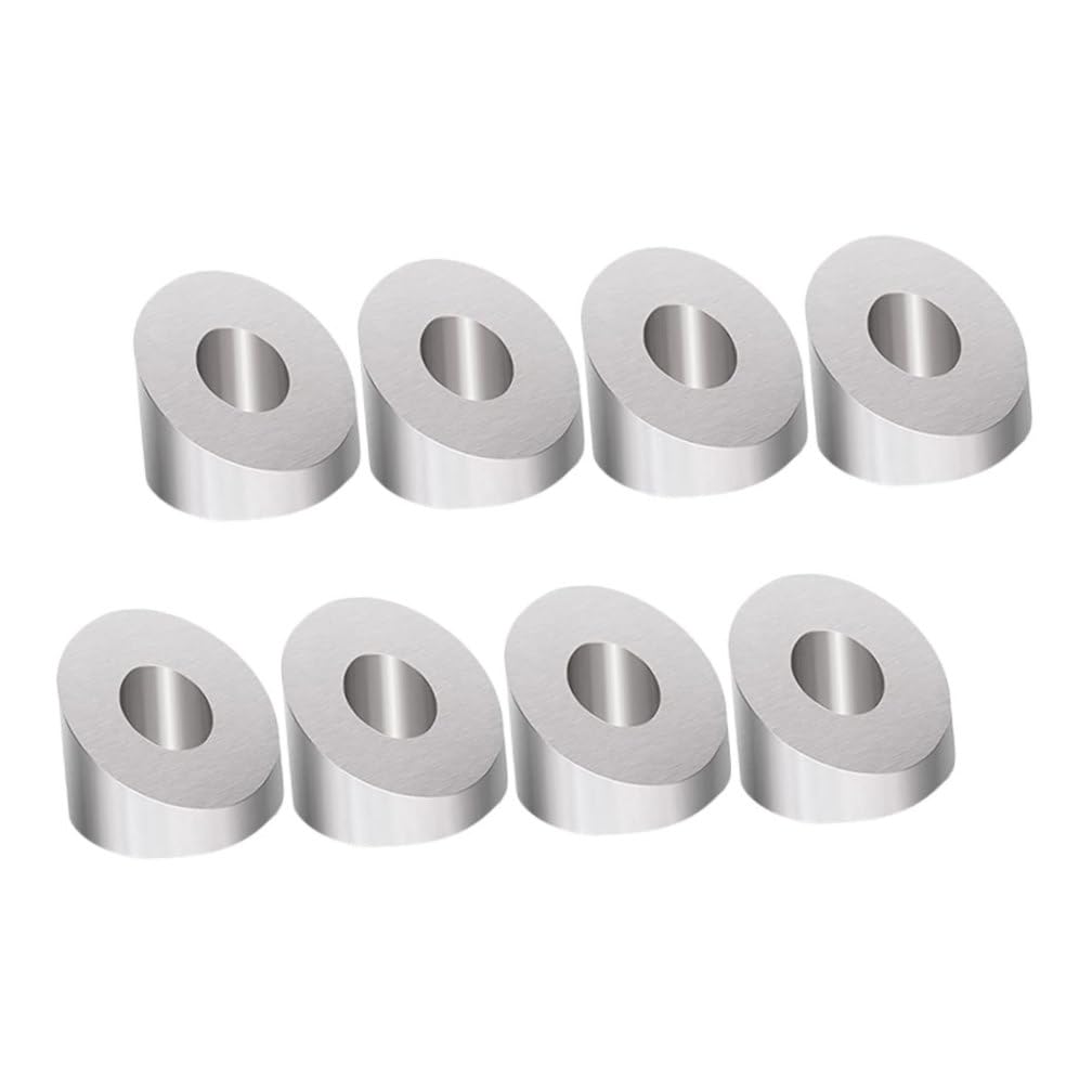 POPETPOP 8pcs Stainless Steel Cable Railing Kit Beveled Washers for Deck Railings