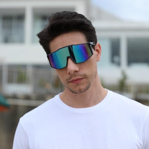 FEISEDY Sports Sunglasses for Youth, Teens & Adults - Cycling, Baseball & Tennis Sunglasses - Sun Glasses for Men & Women2