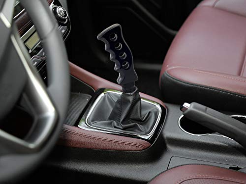 Thruifo Manual Gear Stick Shifter Handle Automatic Car Shift Head Fit Most Mt Transmissions, Black #TOP3