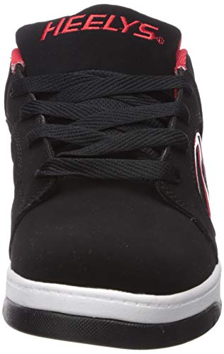 Heelys Voyager Unisex Adult Athletic Skate Shoe|Black/Red