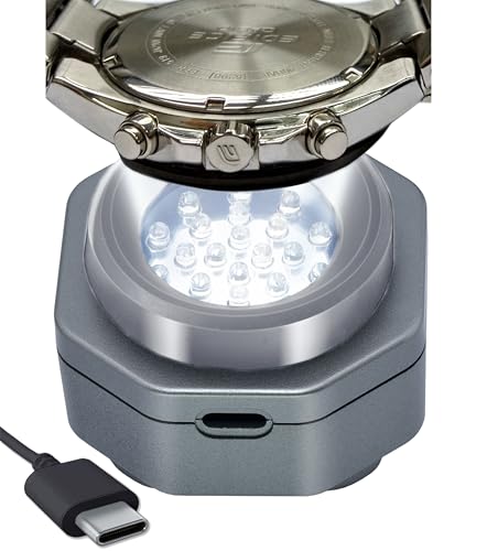 CoolFire - Chargeur rapide solaire sans UV de type C pour toutes les montres écologiques Reloj Hombre, pour tous les types de montres