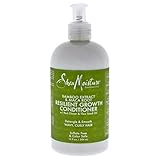 Shea Moisture Bamboo Extract & Maca Root Resilient Growth Conditioner for Unisex, 13 Ounce