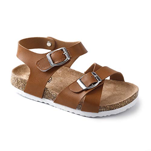 ▷ Trary Sandalias Planas de Corcho con Correas Ajustables para Niñ