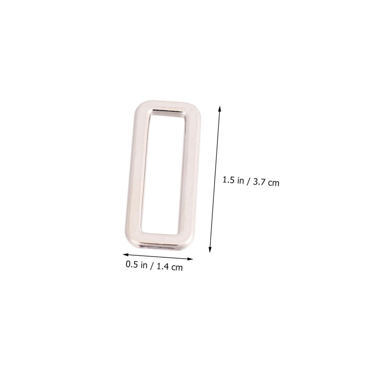 Operitacx 90pezzi Fibbia Quadrata Metallo Per Accessori Di Fibbia Lega Stabile Per Borse Zaini Tote Argento Nero Pratica e Leggera Per Uso Domestico e Negozio