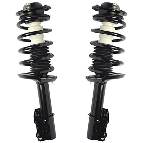 Detroit Axle - Front Struts w Coil Spring Replacement for Chevy Malibu Pontiac G6 Saturn Aura - 2pc Set