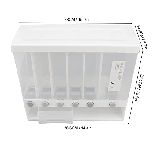 Dispensador de arroz para cocina organizada que simplifica la preparación de comidas diarias 8