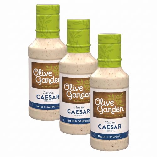 Olive Garden Signature Brand, Classic Caesar Dressing, 16 Ounce (Pack of 3)