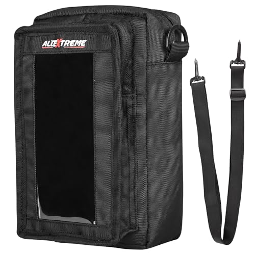 Image of Allextreme Magnetic Tank Bag with Multi-Pocket Storage Compartments and Rain Cover Universal Fit Biking Accessory for All Motorcycles - (2.5Ltr, Black, 1 Pc)