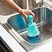 ERTXGBA New Pipeline Dredge Suction Cup Toilet Plungers Press Cleaning Sink Drain Pipe Tool(Blue)