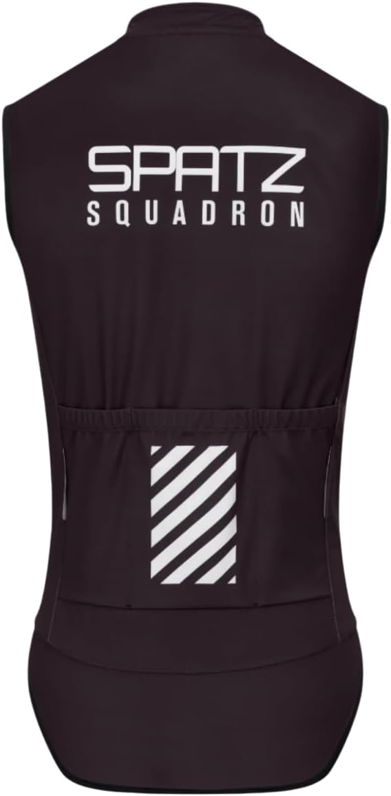 Squadron Cycling Gilet – Waterproof, Windproof, Lightweight Vest with 3 Rear Pockets, Packable & Breathable Design