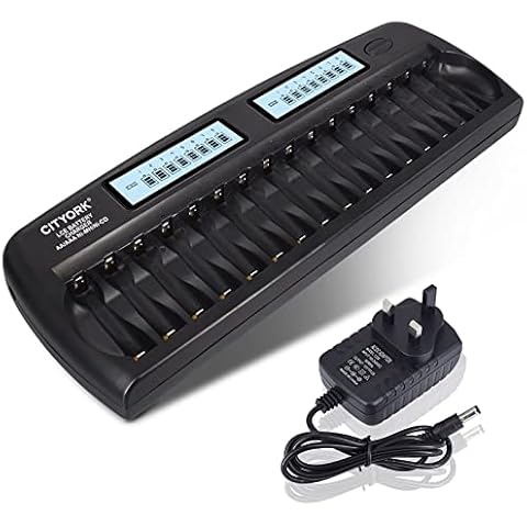 CITYORK 16 Slot Smart Battery Charger Cover