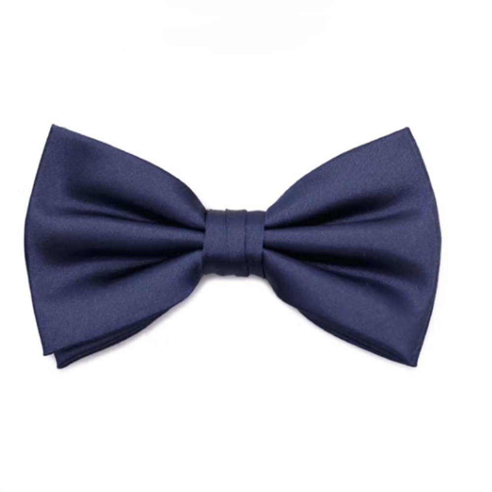 Papillon Uomo Papillon da uomo tinta unita modello blu navy