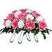 Mother's Day - Artificial Cemetery Flowers Headstone Arrangement - 30
