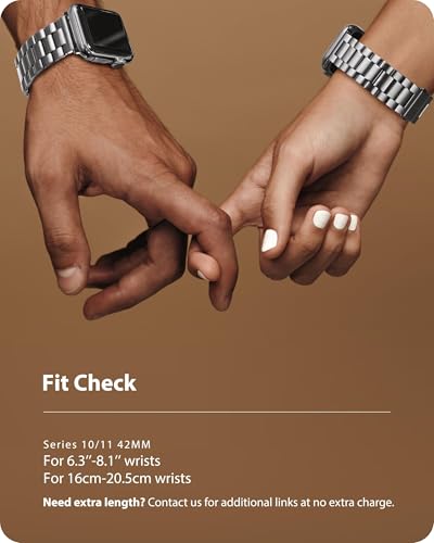 Image of Fullmosa Metal Band with Case for Apple Watch 42mm Series 11 10