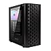 Noua Icaris Nero Case ATX per PC Gaming, Supporta E-ATX, 0.50MM SPCC USB 3.0 Ventola RGB Rainbow Frontale Scaglie di Drago & Pannello Laterale in Vetro Temperato (AxPxL: 451x392x201 mm)