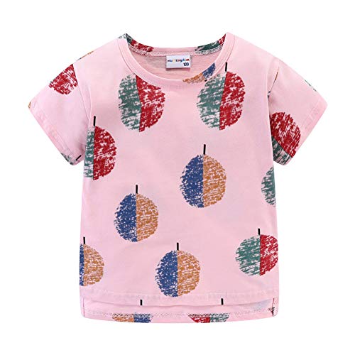 Image of Mud Kingdom Boys Girls T-Shirts Cotton Cute Cartoon Graphic Tees for Kids 2-8 Years