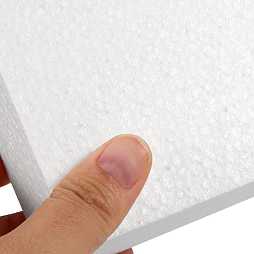 ZOENHOU 18 Pack Craft Foam Square Blocks, 10 x 10 x 5 cm / 4 x 4 x 2 Inch Polystyrene Bricks for Craft Flowers, Floral Arrangements, Modeling Supplies, Art Projects
