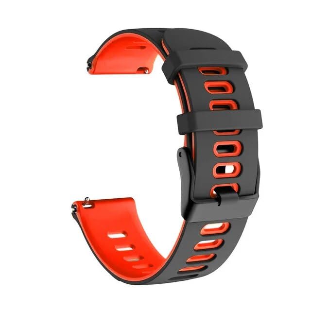 Correa de silicona de 20 mm y 22 mm para Garmin Vivoactive 3 4 Venu SQ Vivomove HR Forerunner 158 55 correa de reloj inteligente, 22 mm para Vivoactive 4