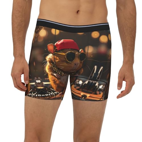 Mens Underwear Boxer Briefs - Soft Breathable Hip-Hop Guinea Pig. Men Underwear Boxer Briefs2