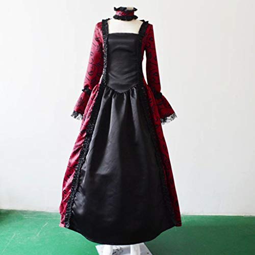 OIOLOYJM Renaissance Costume Women Medieval Sexy Plus Size Witch Vampire Gothic Halloween Costumes Woman 2025 Clothes Dresses
