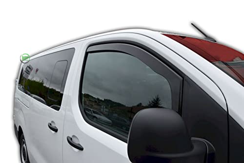 Déflecteurs de vent Citroen Jumpy depuis 2016 - Accessoire de protection pluie teinté