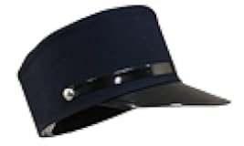 Adult Navy Blue Train Engineer Conductor Driver Hat Costume Accessory