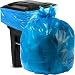 Aluf Plastics 55 Gallon Blue Trash bags for Rubbermaid Brute - Pack of 100 - Garbage or Recycling bags 55" by 38"  1.2 (equivalent) MIL - For Industrial, Home, Contractor