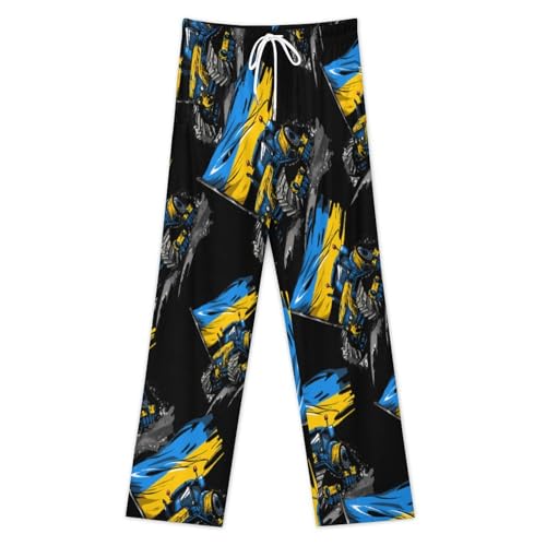 Ukrainian Flag Tractor Men's Pajama Pants Soft Lounge Pants Comfy Pjs Bottoms Trousers Pants Lightweight Sleep Pants2