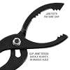OEMTOOLS 25320 Oil Filter Wrench Pliers, Oil Filter Removal Tool for Removing 2-1/2 to 4-5/8 Filters in Tight Spaces, Slip Joint Design, Forged Steel Jaws, Non-Slip Teeth, Cushioned Handles