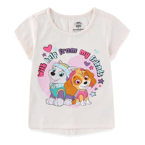 Image of Paw Patrol Girls 3 Pack Short Sleeve T-Shirt for Toddler to Little Kids