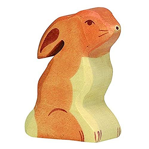 Holztiger Hase, sitzend, 80099
