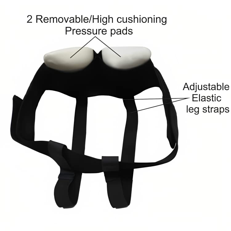Faja para Hernia Masculina Post Cirugía, Soporte con Almohadillas miniatura 3