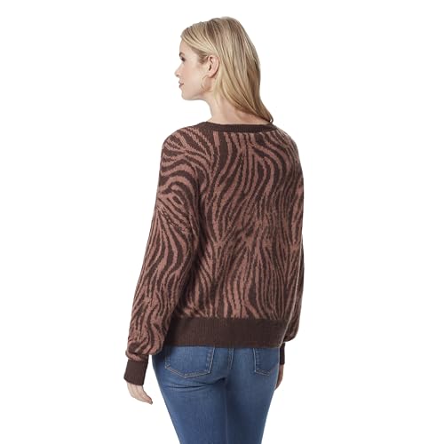 Jessica Simpson Women's Kenna Wide Crew Neck Loose Fit Pullover Sweater Standard3