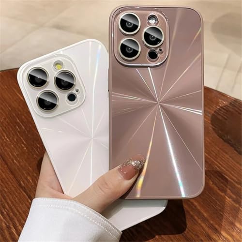 Coque iPhone 16 antichoc premium noire à effet laser métallisé