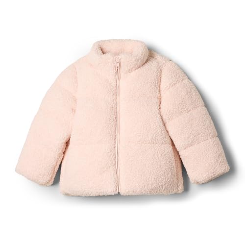 Image of Amazon Essentials x Sofia Grainge Unisex Toddlers and Babies' Teddy Puffer Jacket, Winter Coat, Fleece Lined