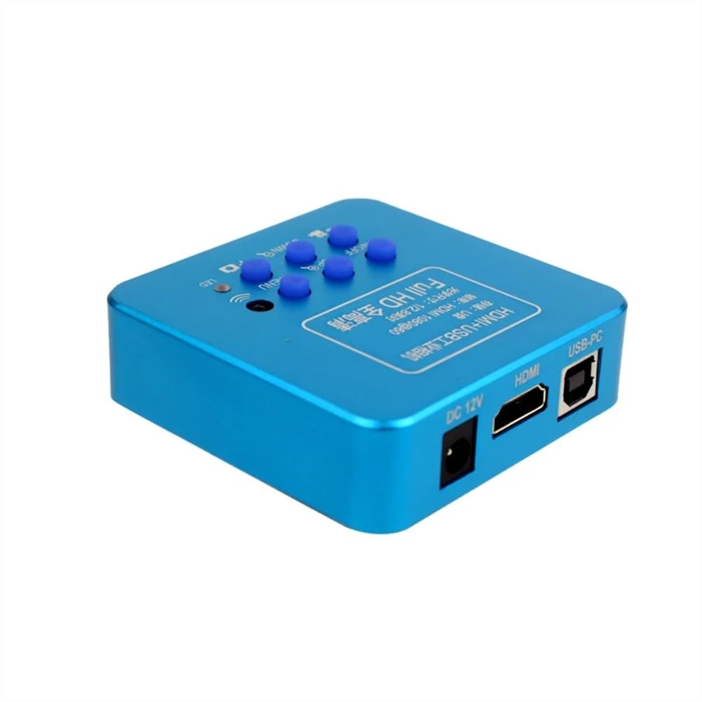 Zestaw kamer mikroskopowych HDMI 1080P HDMI USB cyfrowy mikroskop do elektronicznego lutowania mikroskopu stojak na kamerę USB LED pierścień światła do naprawy telefonu komórkowego (kolor: czarny, rozmiar: 120X)