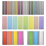 Reading Guide Highlight Strips (32 Pack) Colored Overlays Bookmarks Reading Tracking Rulers for Children, Teachers, and Dyslexics