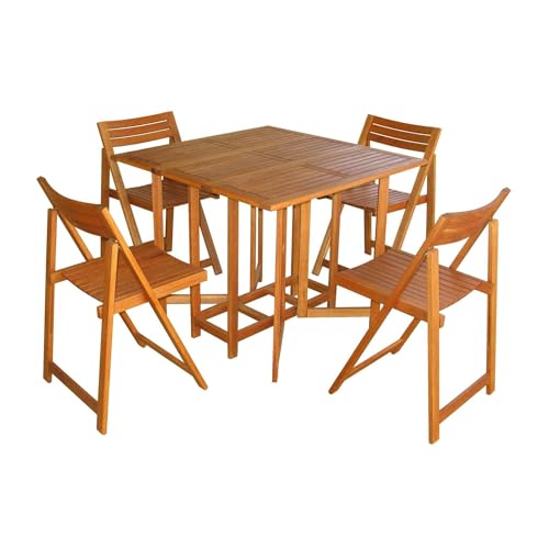 Juego de mesa   4 sillas de cervecería