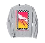 19PXCR00003A-001 Disney Pixar Cars Drag City Flames Poster Sudadera