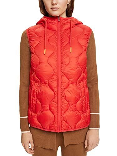 edc by Esprit Mujer 082cc1h304 Chaleco, 635/Orange Red, L Cover