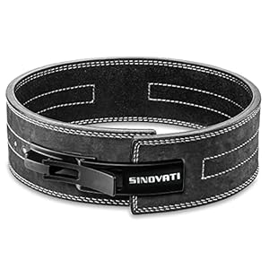 Premium Gewichthebergürtel KDK Gürtel aus Rindsleder mit Schnalle, Weightlifting Lever Belt für Fitness Powerlifting Krafttraining Bodybuilding, mit 8.5cm / 10cm Höhe, Frauen und Männer