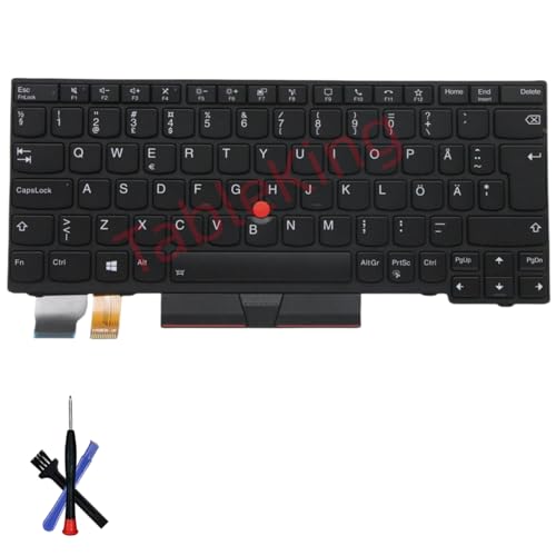 Clavier de remplacement Lenovo ThinkPad X13 L13 Yoga suédois avec touches rétroéclairées fluides