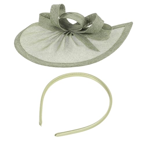 Chapeau fascinateur de taille unique pour coiffure de mariée confortable sans douleur