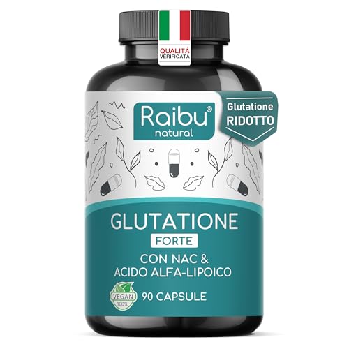 ALTO DOSAGGIO & BIOATTIVO: Contiene il 98% di L-Glutatione ridotto (GSH), la forma biologicamente attiva ottenuta tramite fermentazione. Il glutatione fermentato permette agli ingredienti attivi di raggiungere le cellule e aiuta il corpo a sfruttare al meglio i benefici del prodotto. Ogni capsula fornisce 250 mg di glutatione, una delle concentrazioni più elevate disponibili.
