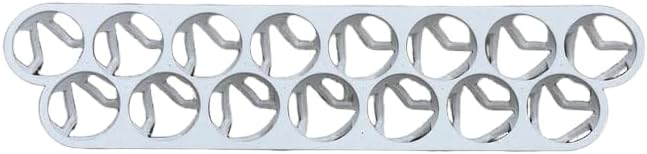 Stackable Quail Egg Tray for Refrigerator – Holds 15 or 30 Coturnix Eggs, 3D Printed Modular Egg Storage System, Space-Saving Organizer for Kitchen & Farm Use (Orange, 3 Trays-2.3" x9.8")