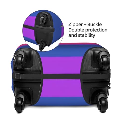 Pride Flag Print Luggage Suitcase Cover Protector Luggage Washable Covers With Concealed Zipper4