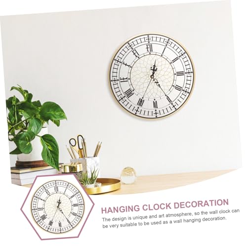 Horloge murale Big Ben en PU au design vintage et finitions soignées