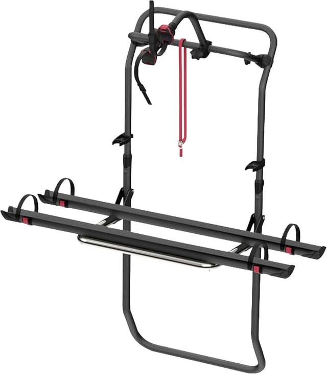 Fiamma Portabici Carry Bike Frame, per Ducato/Sprinter/Crafter, Deep Black, Alluminio, 22 x 130 x 66 cm, 11,5 kg, portata 50 kg, 2 ruote